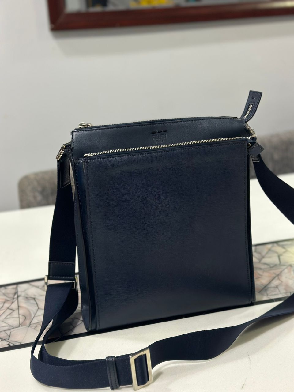 Fendi Authentic FENDI Shoulder Bag Calfskin Leather Size ONE SIZE - 10 Thumbnail