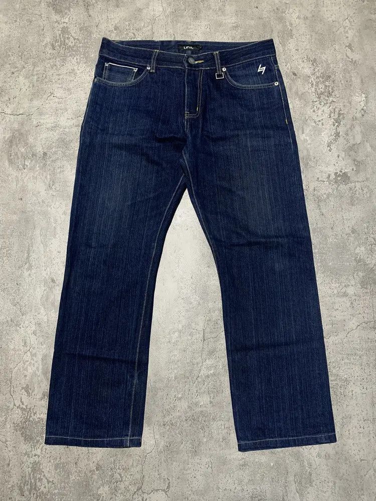 LIFUL MINIMAL GARMENTS S/S 2008 LIFUL slim straight redline selvedge jeans Size US 33 - 1 Thumbnail