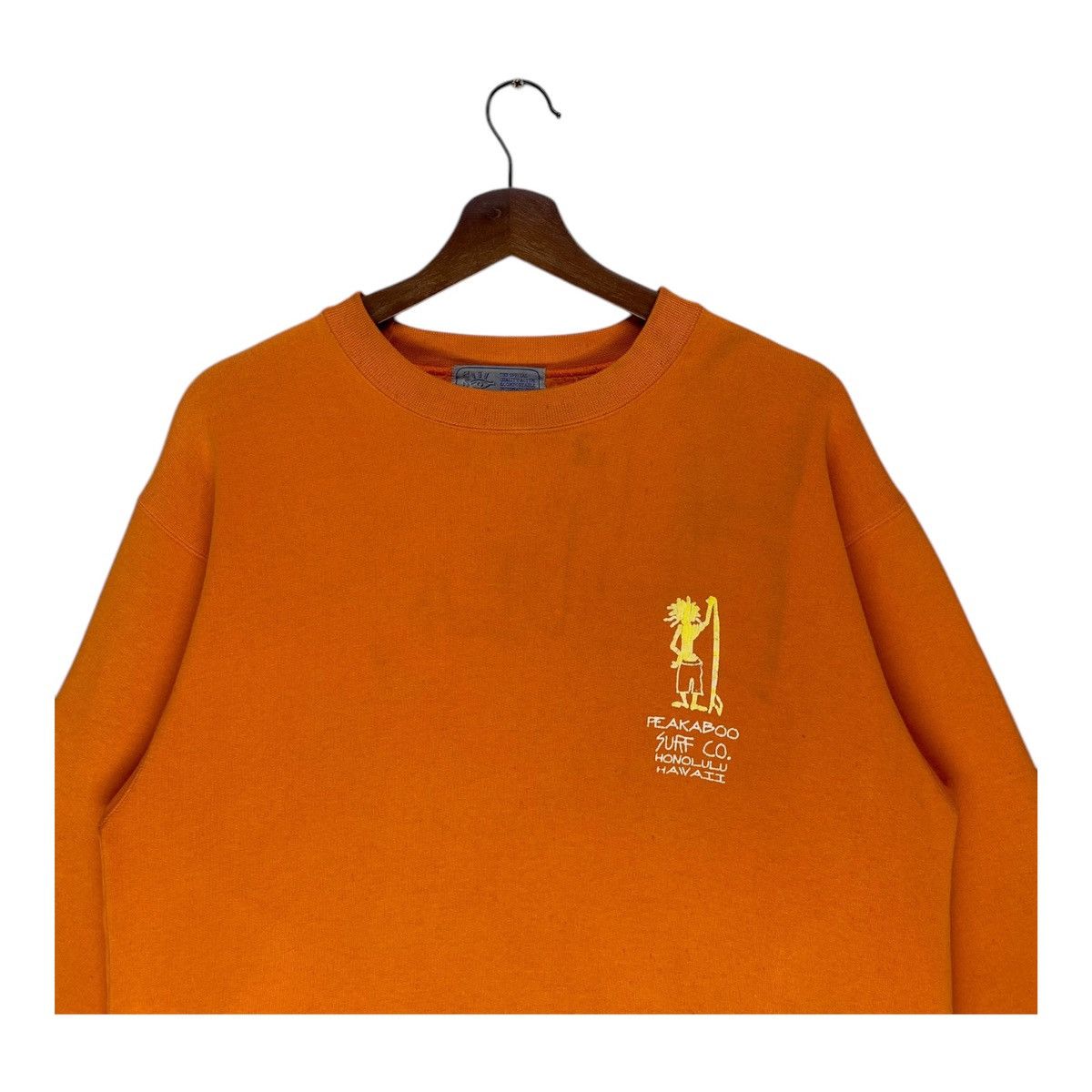 Vintage Vintage Peakaboo Surf Co Sweatshirt Hawaii Crewneck Size M Size US M / EU 48-50 / 2 - 2 Thumbnail