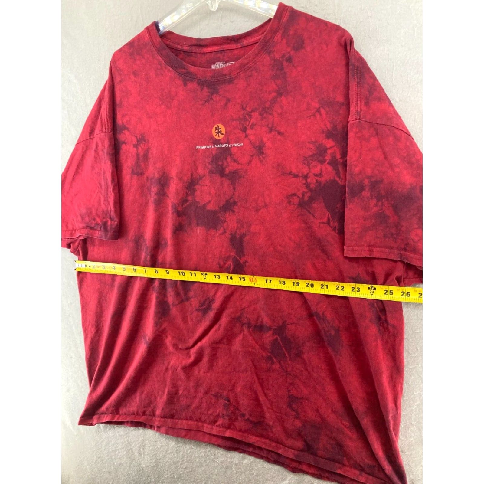 Vintage Naruto Shippuden Red Graphic Anime T-Shirt Mens 2XL Cotton Crew Neck Short Sleeve Size US XXL / EU 58 / 5 - 3 Thumbnail