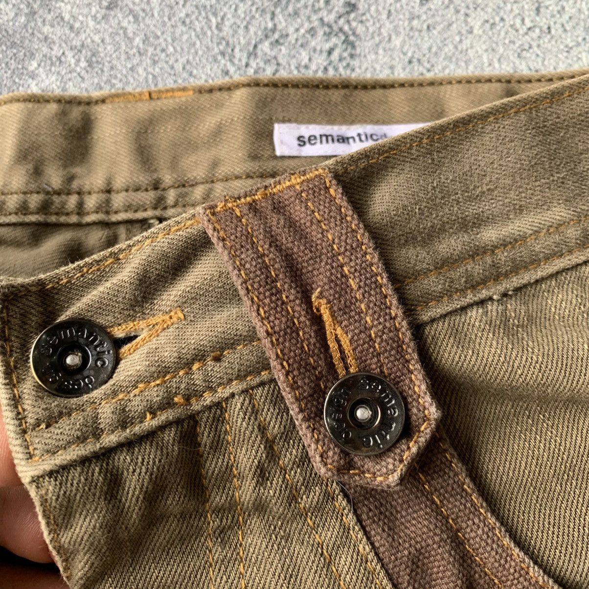 Japanese Brand SS07 Semantic Design Japan Spiral Flare Jeans Size US 30 / EU 46 - 10 Thumbnail