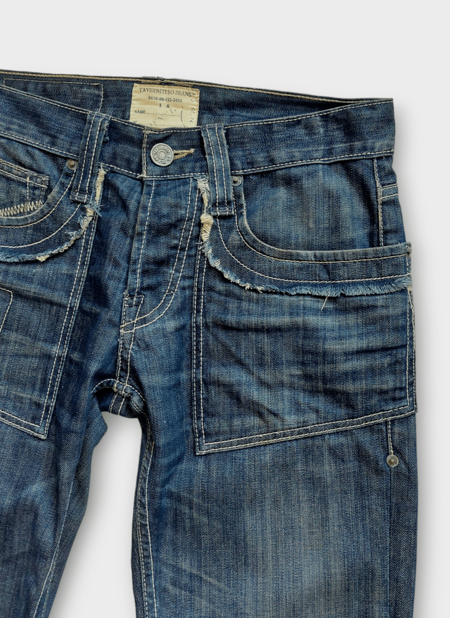 Vintage Vintage Jimmy Taverniti Outer Stitched Jeans Size US 29 - 7 Thumbnail