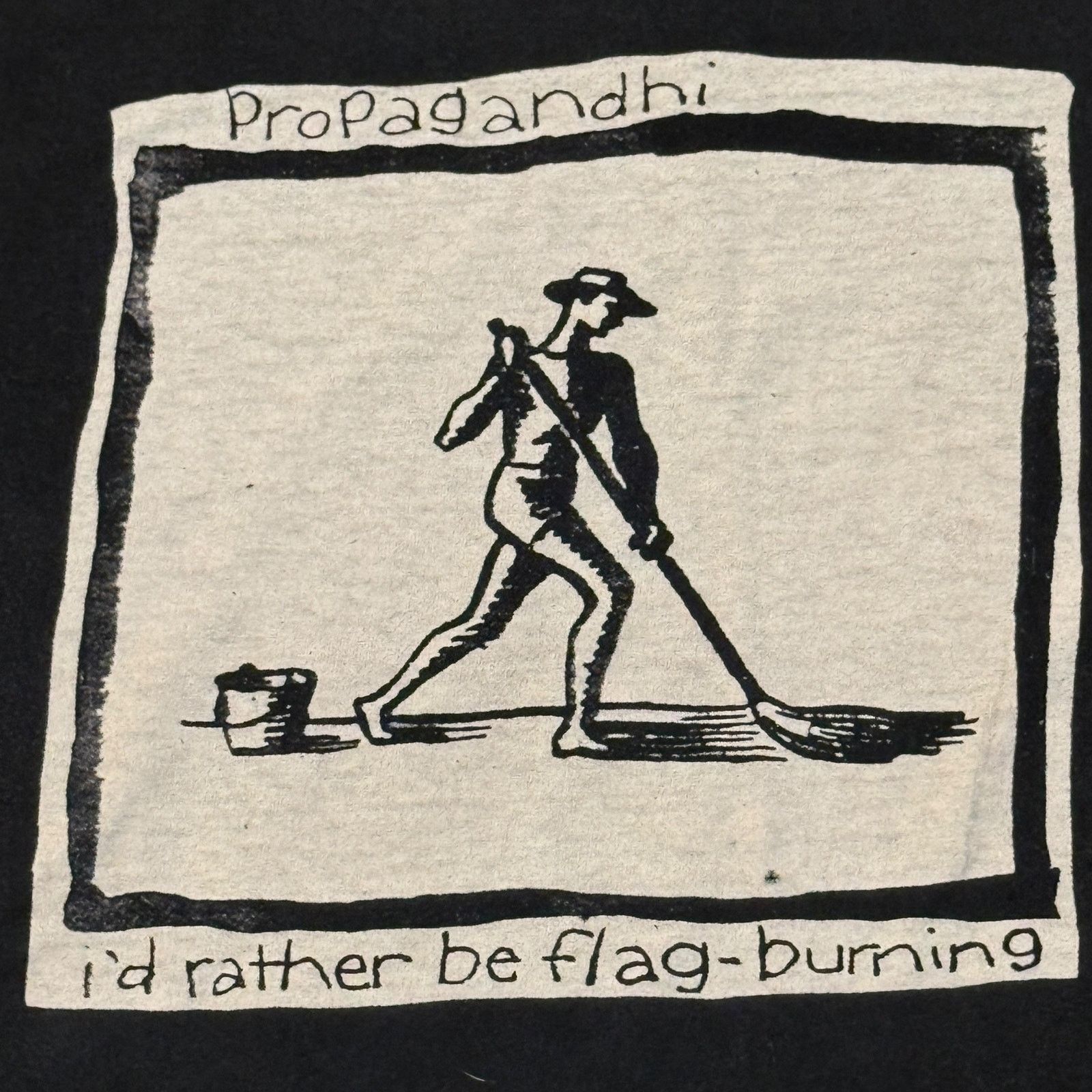 Other Propagandhi Band Flag Burning 90s Vintage Shirt Size XXL Size US XL / EU 56 / 4 - 3 Thumbnail