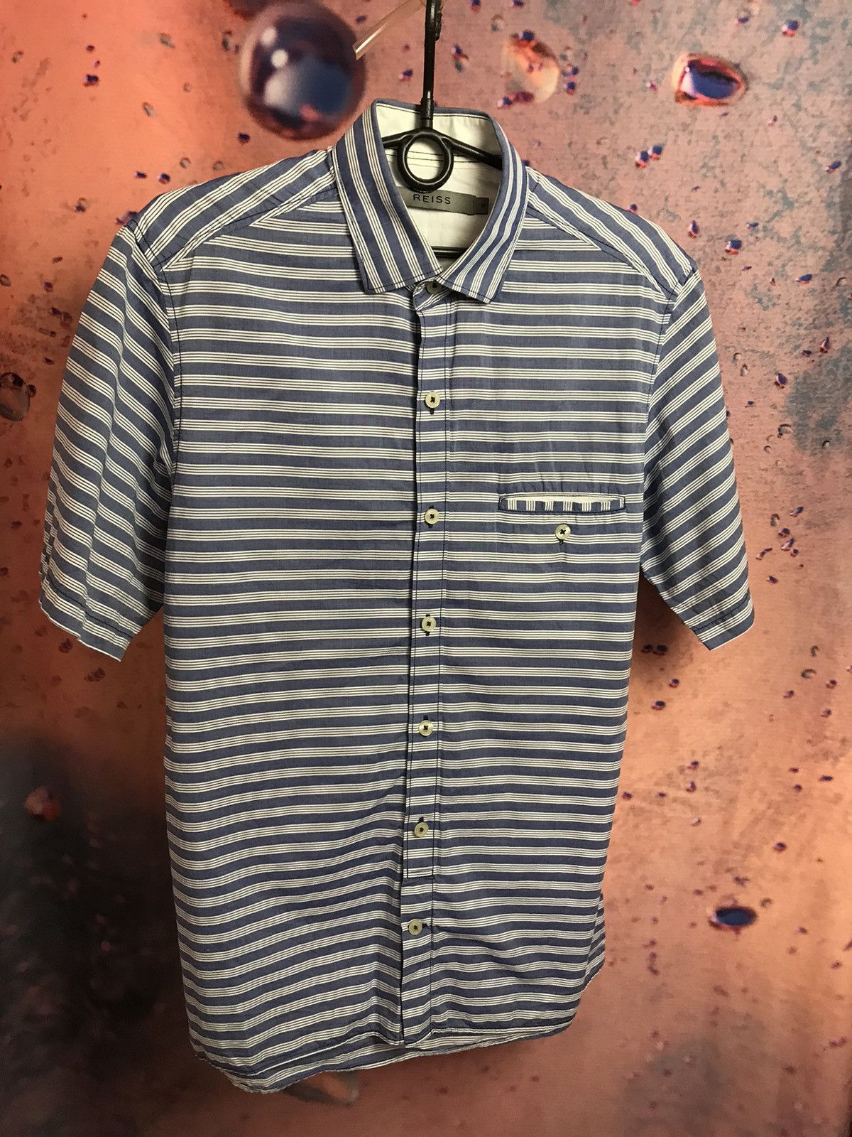 Reiss Reiss luxury streetwear shirt Size US M / EU 48-50 / 2 - 2 Thumbnail