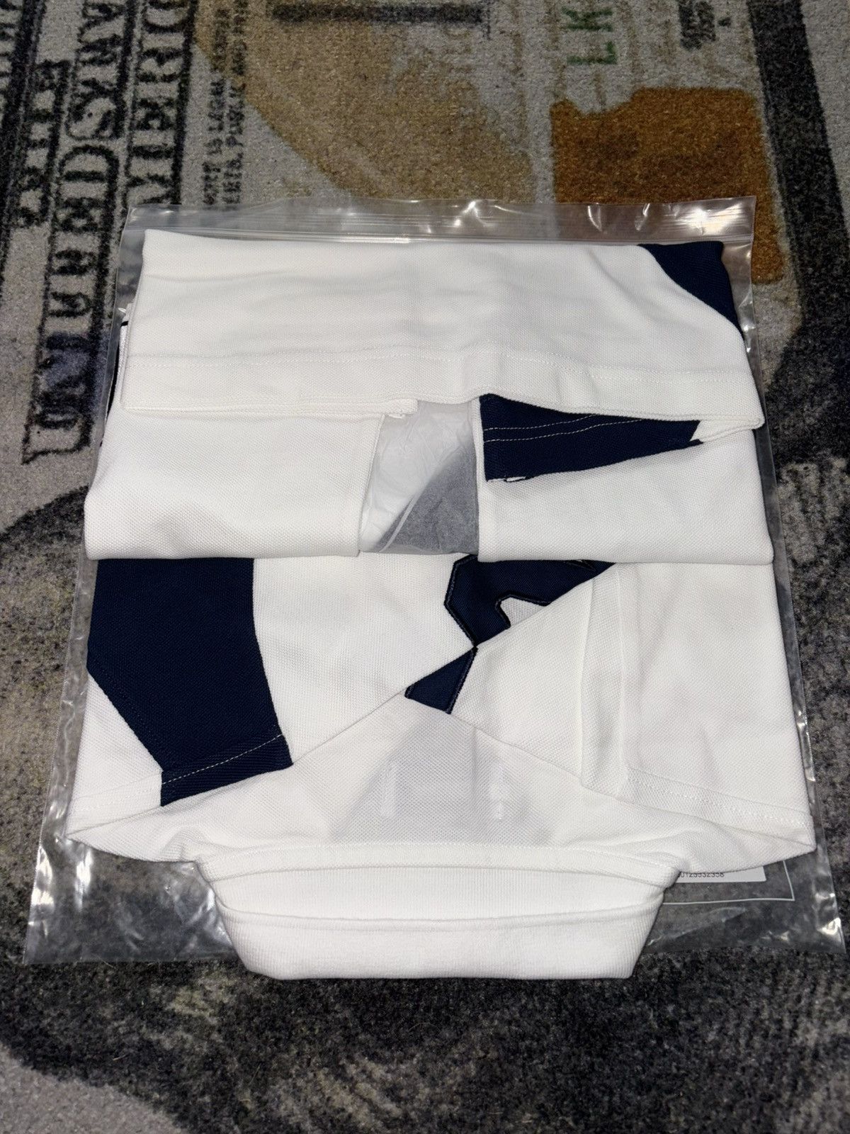 Palace Palace Geezer Polo White Navy | Grailed