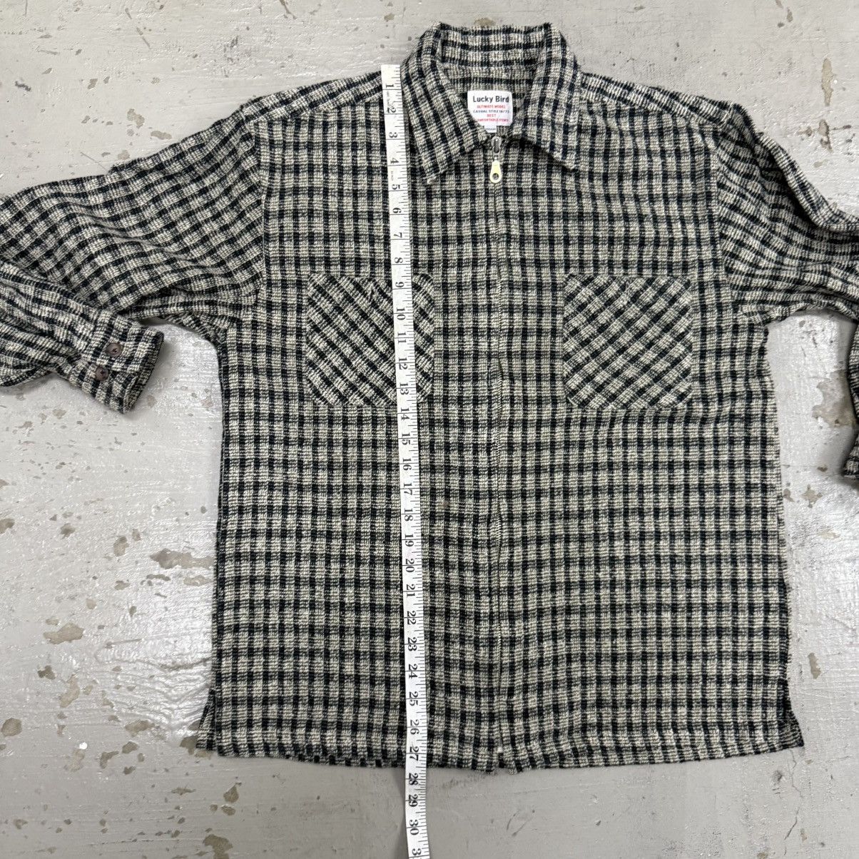 Japanese Brand Lucky Bird Japan Plaid Casual Jacket Size US M / EU 48-50 / 2 - 5 Thumbnail