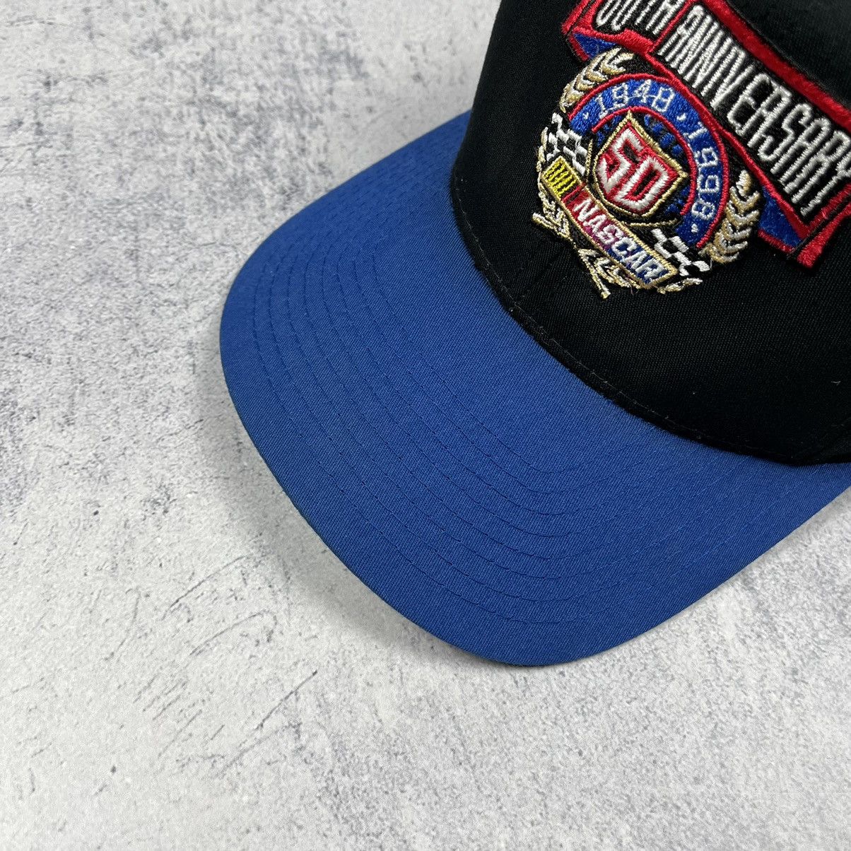 NASCAR Vintage Nascar 50th anniversary Racing cap 1998 Size ONE SIZE - 3 Thumbnail