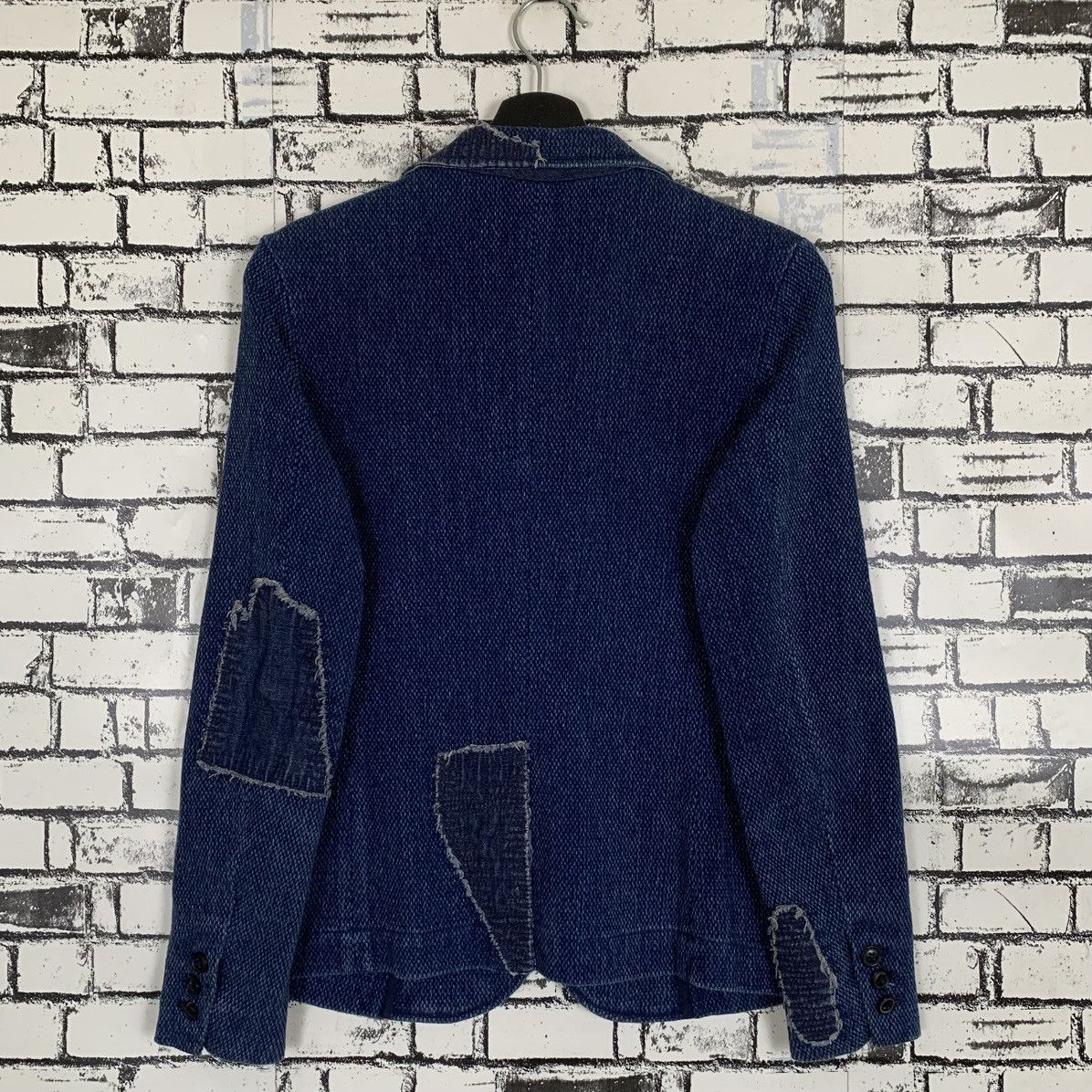 Vintage Vintage Initials Indigo Denim Jacket Size US XS / EU 42 / 0 - 6 Thumbnail