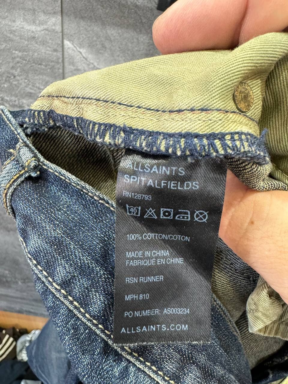 Allsaints ALLSAINTS Spitalfields Men’s Denim Jeans Pants Size 34 Size US 34 / EU 50 - 16 Thumbnail
