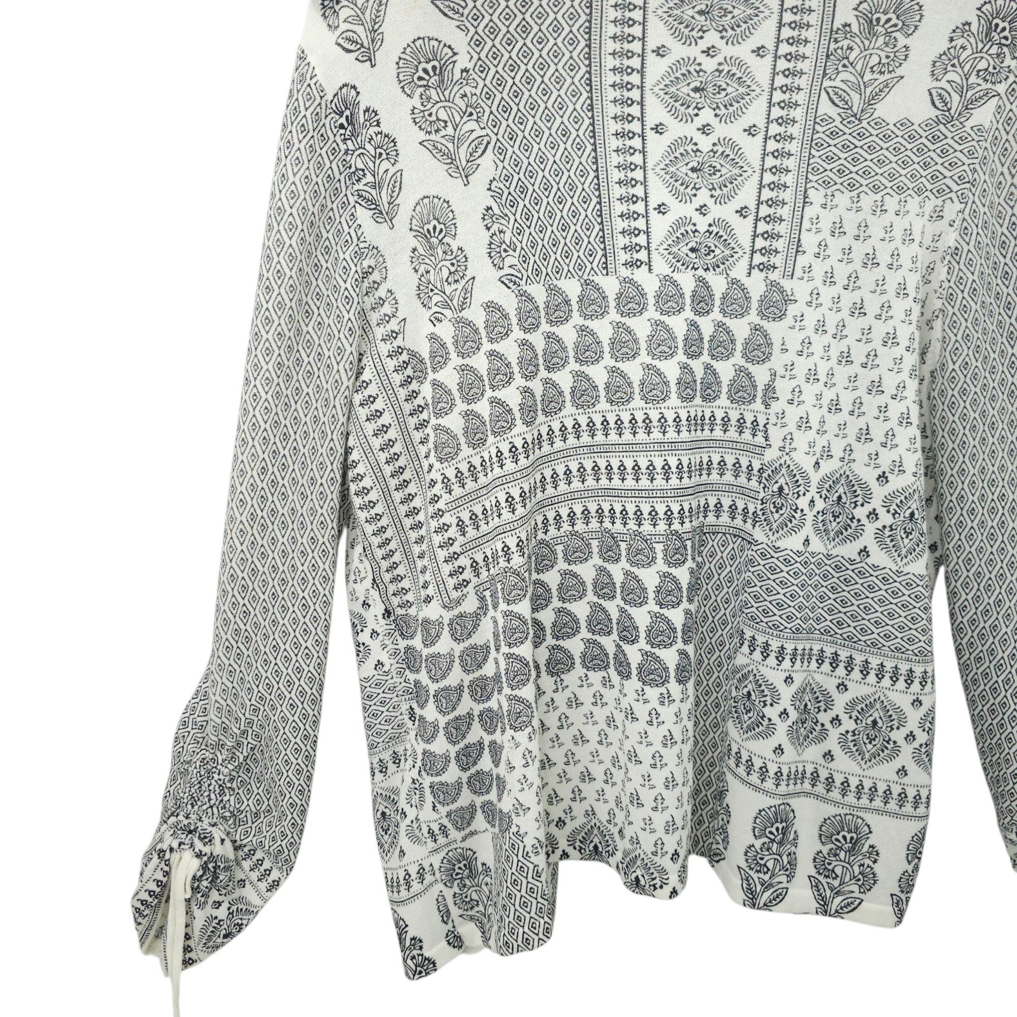 Chicos Chicos Open Front Cardigan Womens Size 2 US L Ruched Sleeve Size L / US 10 / IT 46 - 14 Thumbnail