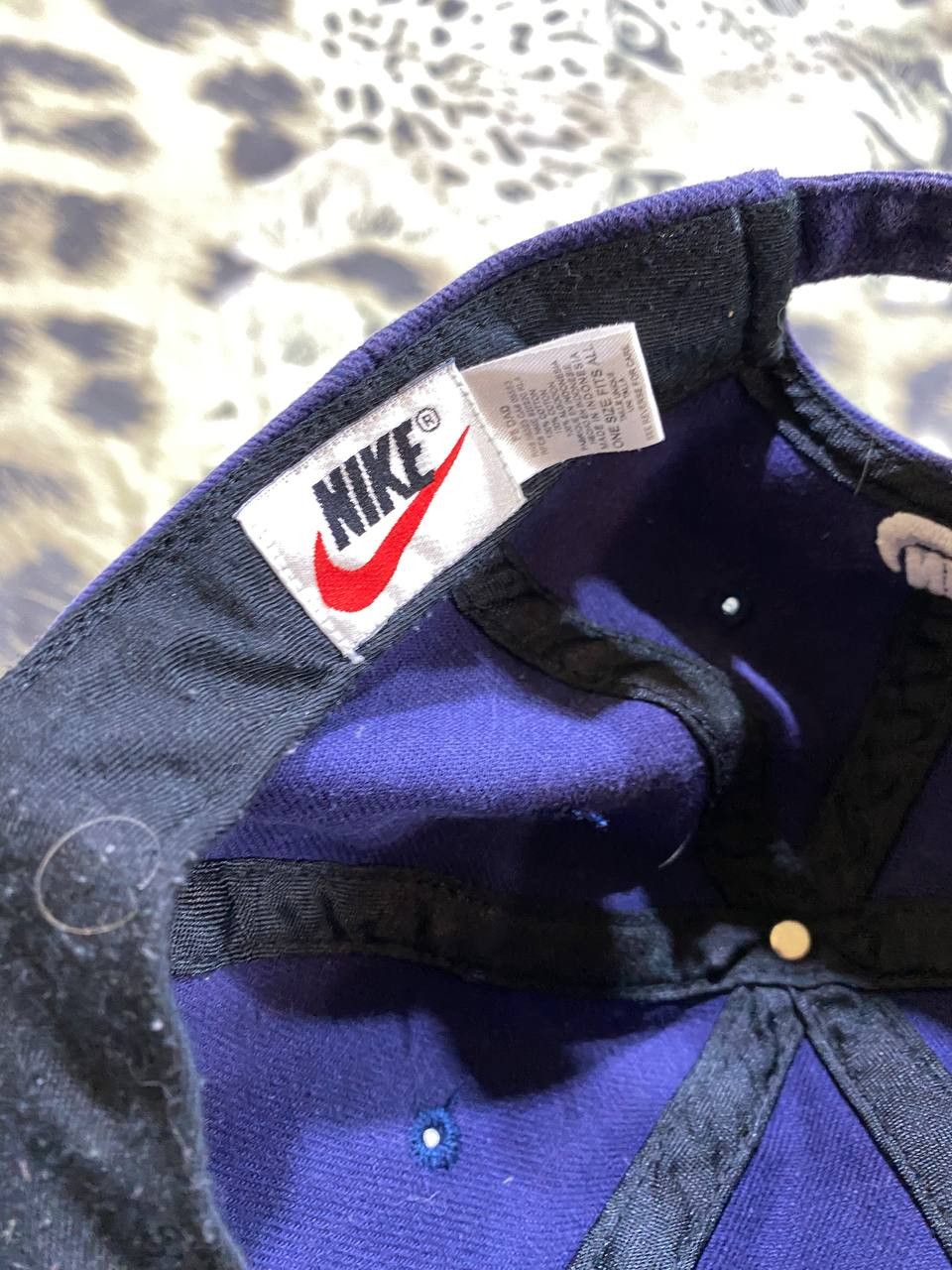 Nike Hats Vintage Blue Cap Nike big logo Y2K streetwear Size ONE SIZE - 2 Thumbnail