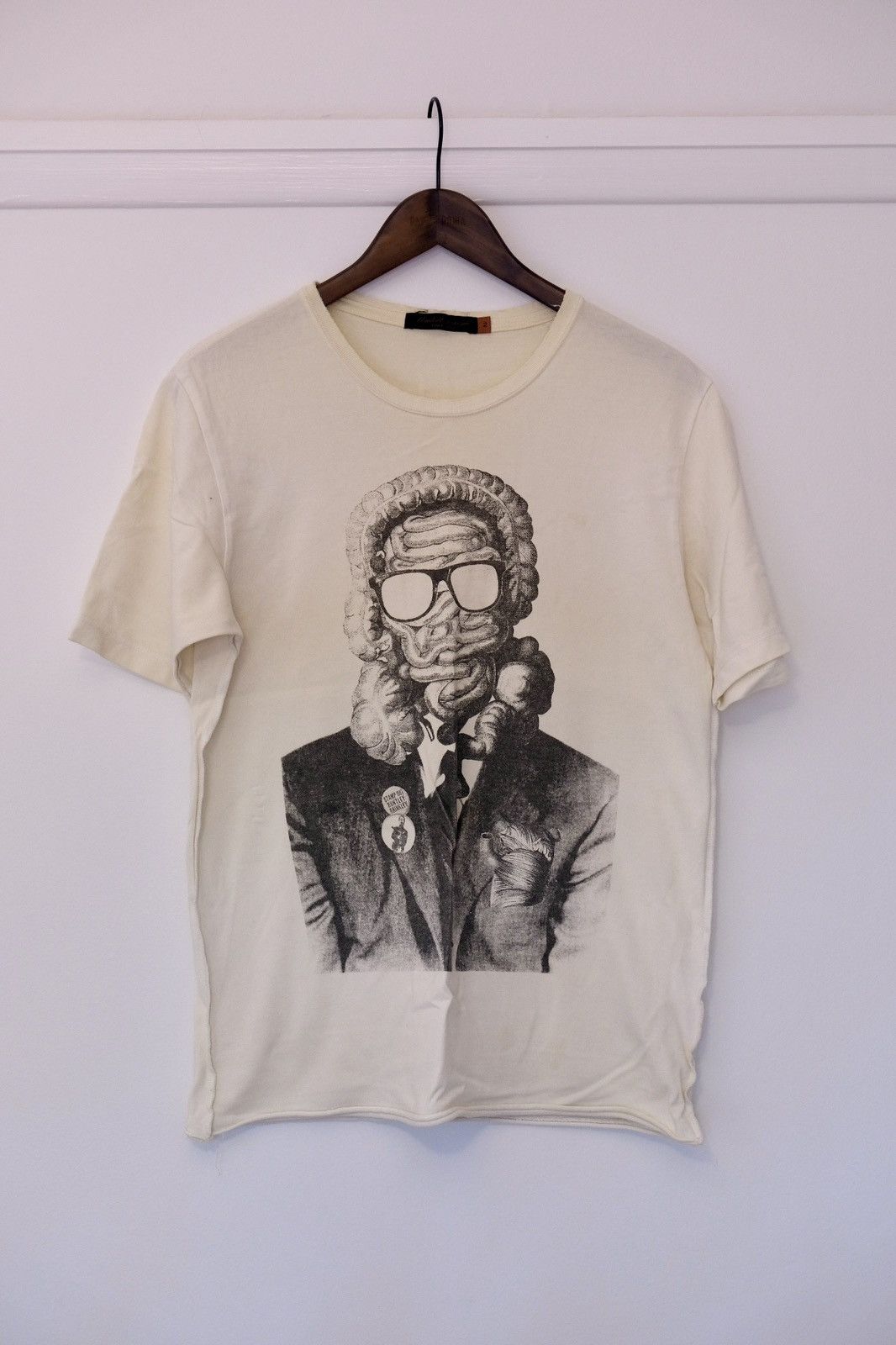 Undercover Undercoverism t shirt Sz 2 white brain judge Size US S / EU 44-46 / 1 - 1 Thumbnail