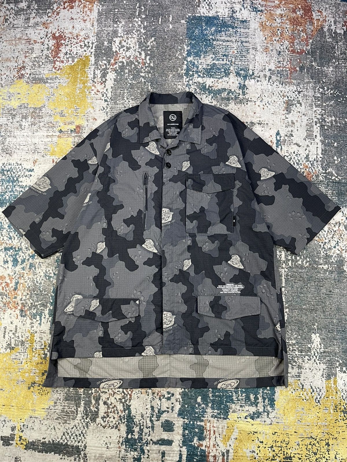 GU × Undercover GU x Undercover Oversized Ripstop Fatigue Overshirt Size US L / EU 52-54 / 3 - 1 Thumbnail