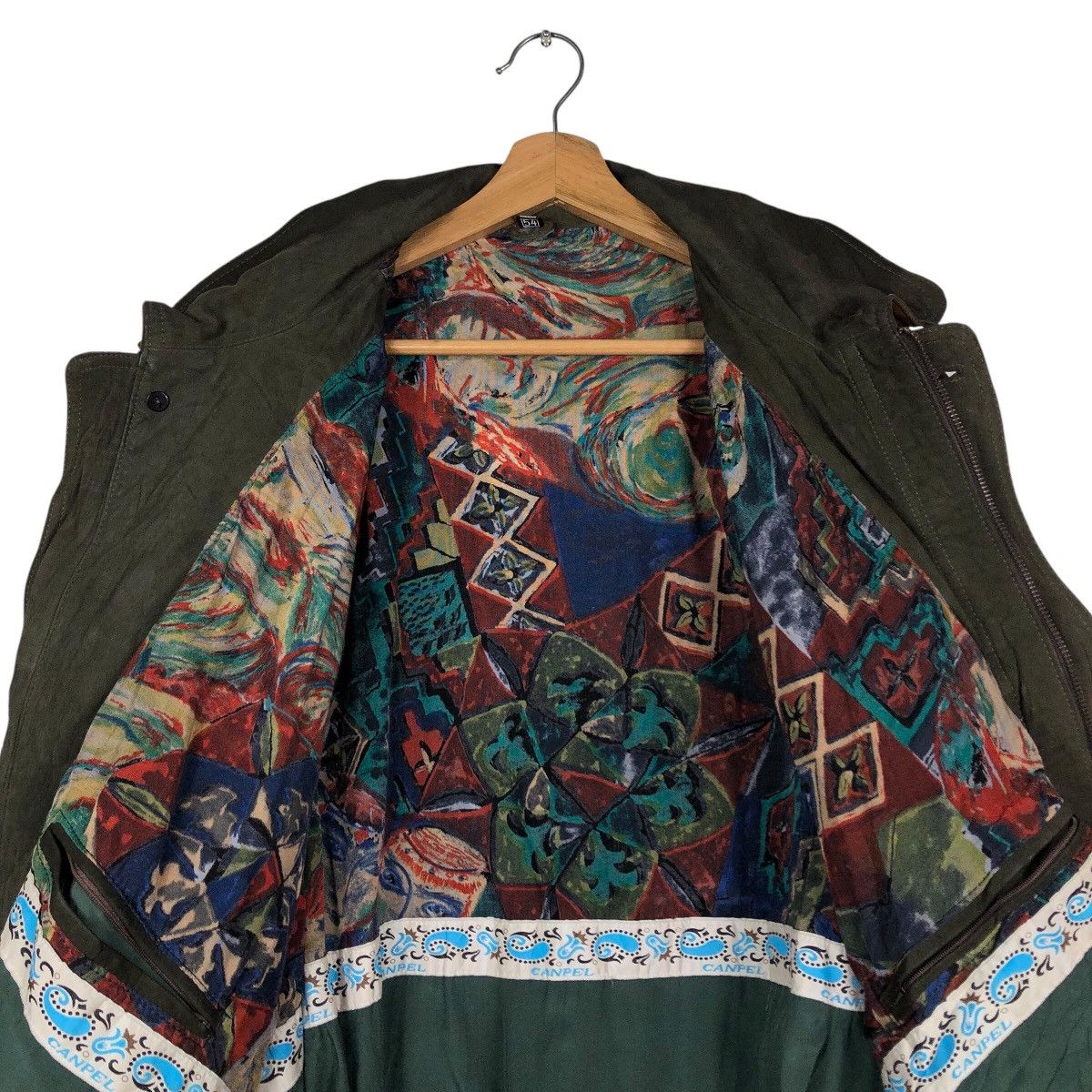 Japanese Brand × Vintage 📌Vintage Biker Bomber Leather Jacket Blanket Issey Miyake Size US L / EU 52-54 / 3 - 15 Thumbnail