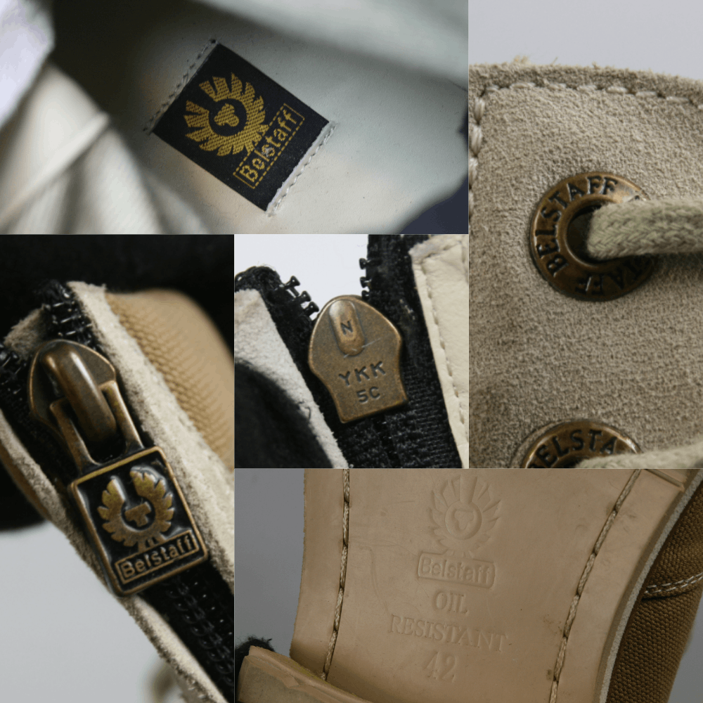 Belstaff Trialmaster Trooper Biker Combat Back Zip Boots Size US 9 / EU 42 - 18 Thumbnail