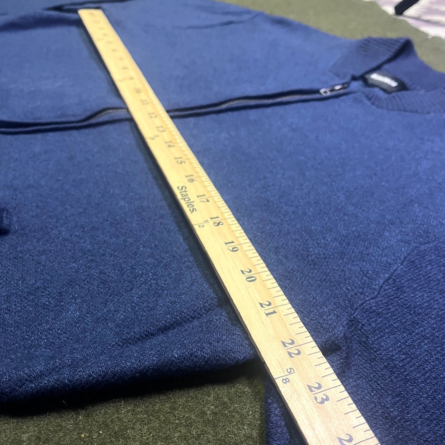 Bonobos Bonobos Cardigan Mens XL Blue Slim Fit Full Zip Sweater Grandpa Size US XL / EU 56 / 4 - 3 Thumbnail