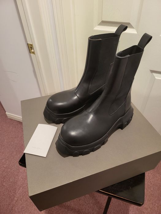 Rick Owens Beatle Bozo Tractor Boots | Grailed