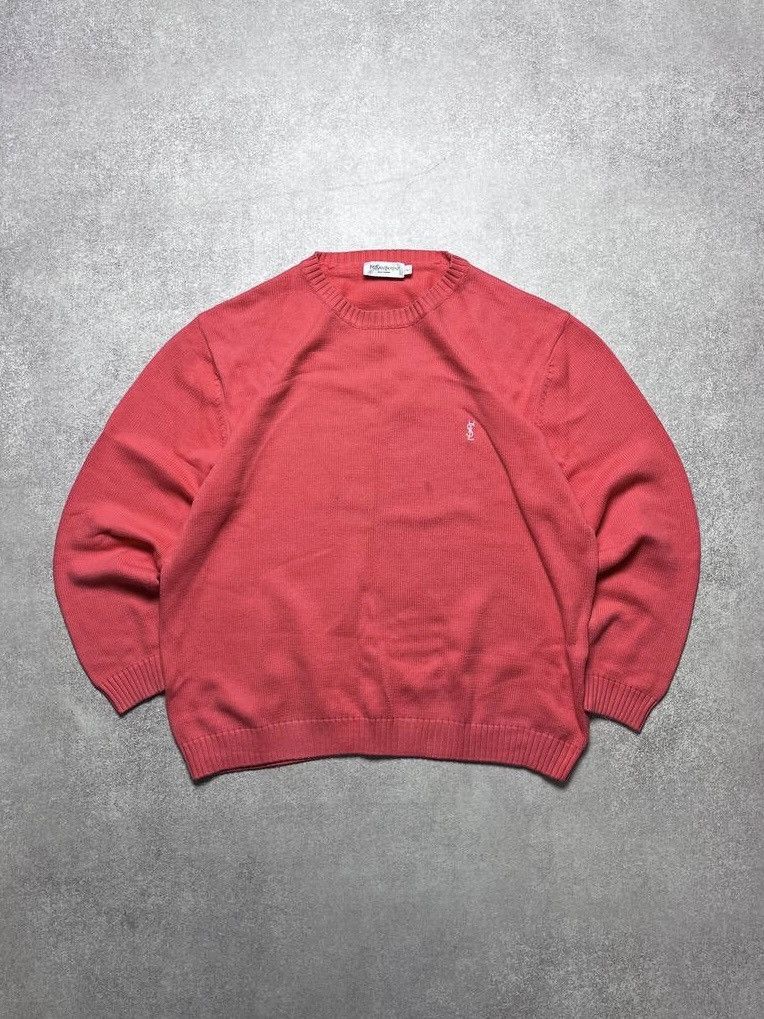 Vintage × Yves Saint Laurent Vintage YSL Yves Saint Laurent Knit Sweater L Size US L / EU 52-54 / 3 - 1 Thumbnail