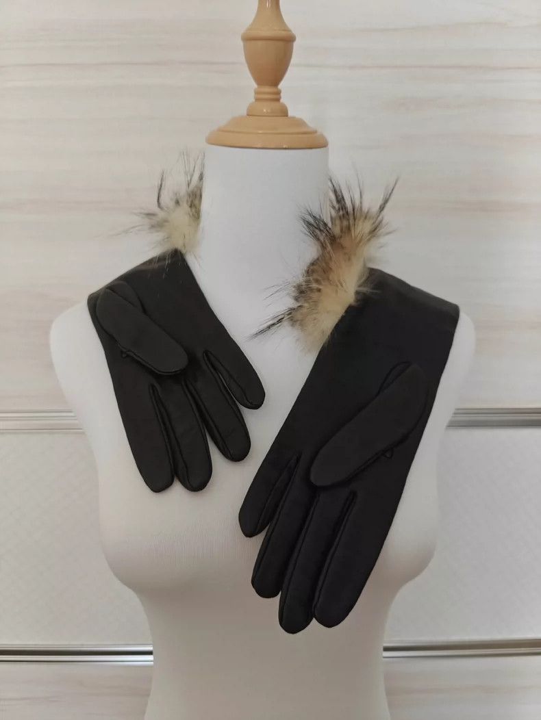 Fendi FENDI Little sheepskin, long gloves Size ONE SIZE - 3 Thumbnail