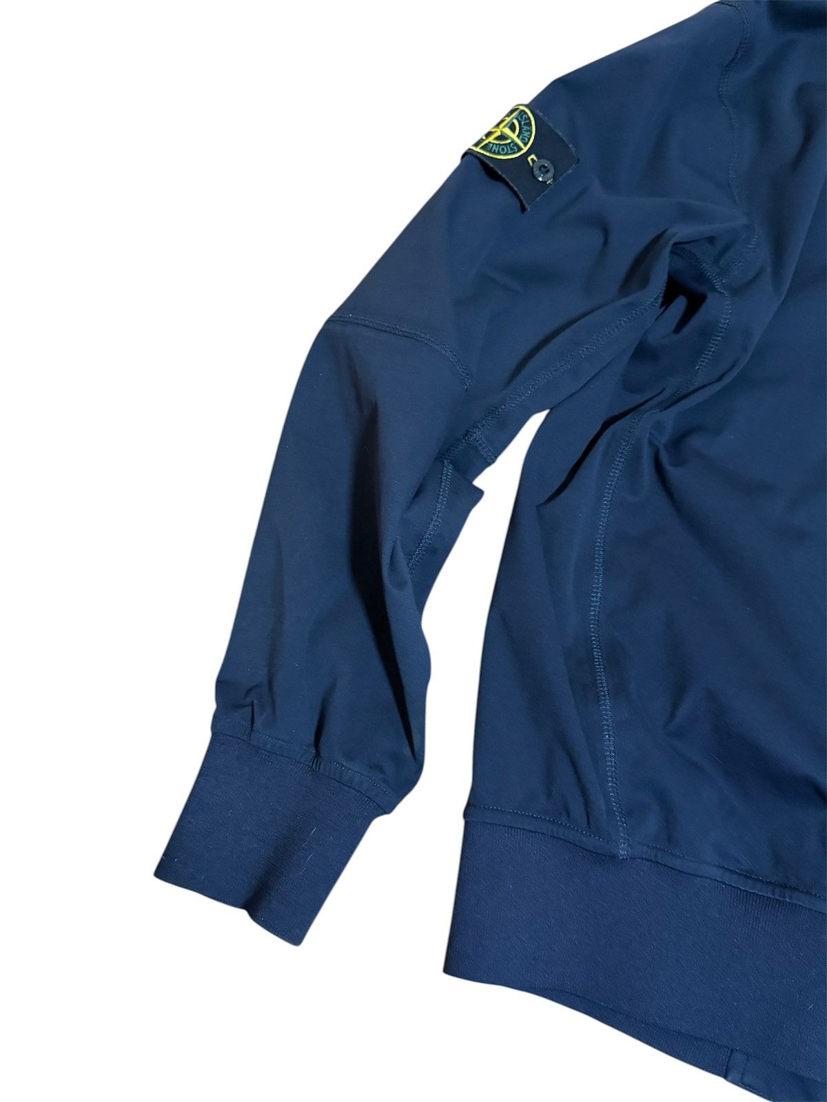 Stone Island 🔥850$ Stone Island Light Soft Shell Grid Bomber Jacket Navy Size US L / EU 52-54 / 3 - 12 Thumbnail