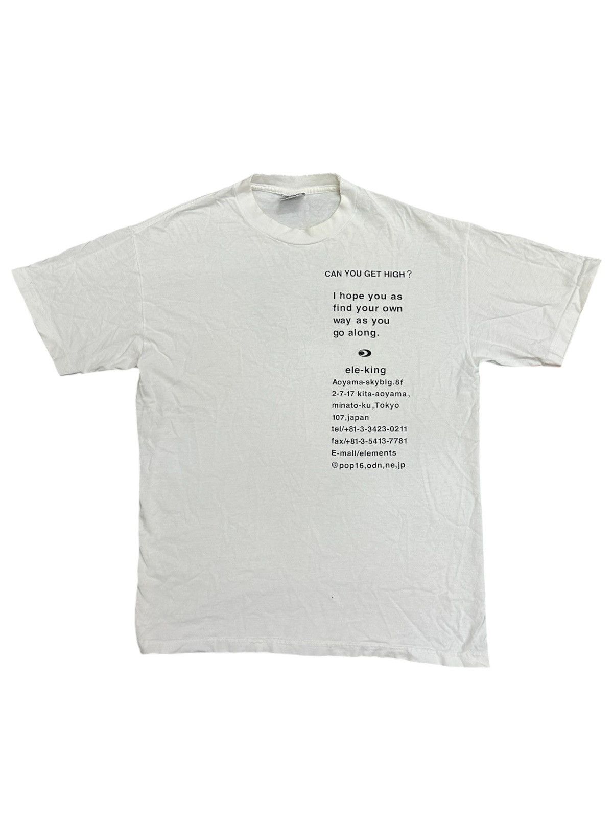 Other Vintage Statement “Can u Get High” Tee Size US L / EU 52-54 / 3 - 1 Thumbnail