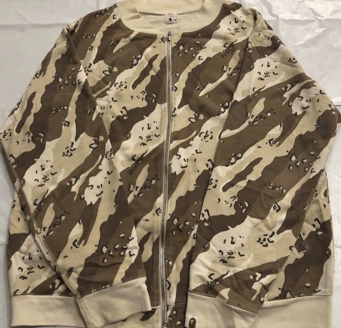 Bape Bape camo varsity bomber jacket Size US XXL / EU 58 / 5 - 1 Thumbnail