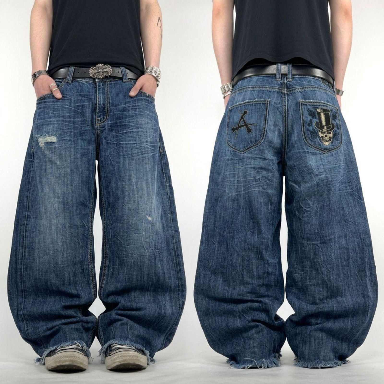 JNCO × Southpole × Vintage Crazy Vintage Y2K Parish Snake Jeans