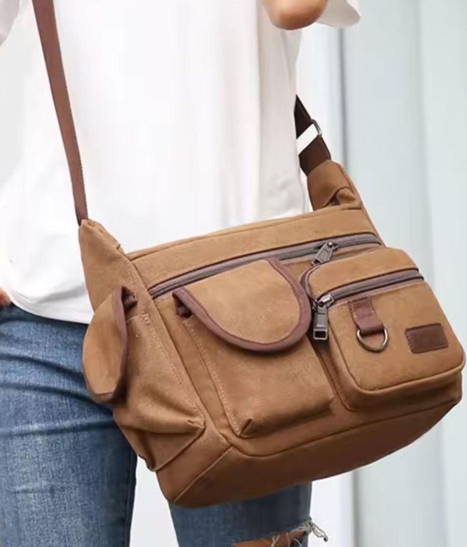 Other Workwear School Vintage Shoulder Bag Sling Bag Messenger Bag Size ONE SIZE - 1 Thumbnail