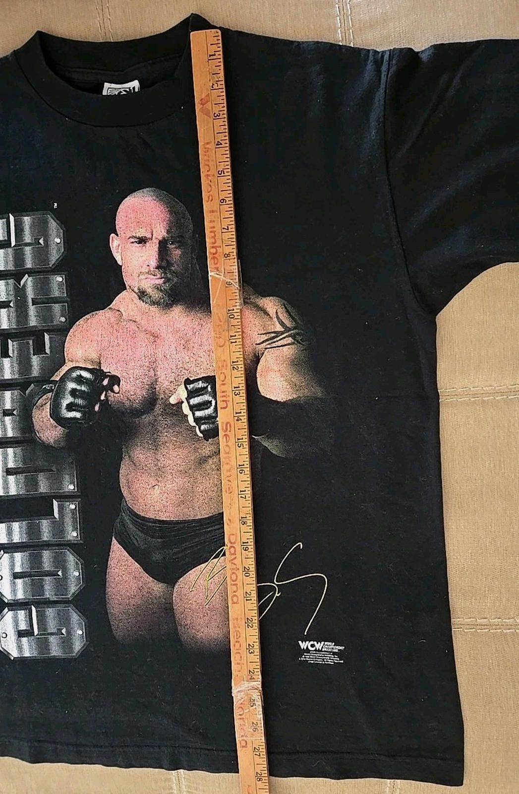 WCW/nWo Vtg 1998 Goldberg WCW T-Shirt Tough As Steel Wrestling WWE Size US L / EU 52-54 / 3 - 5 Thumbnail