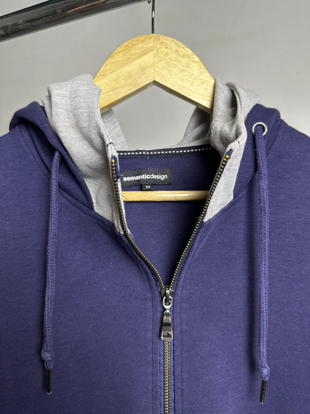 20471120 × Le Grande Bleu (L.G.B.) × semanticdesign Double Hoodie Punk Zip up Size US S / EU 44-46 / 1 - 7 Thumbnail