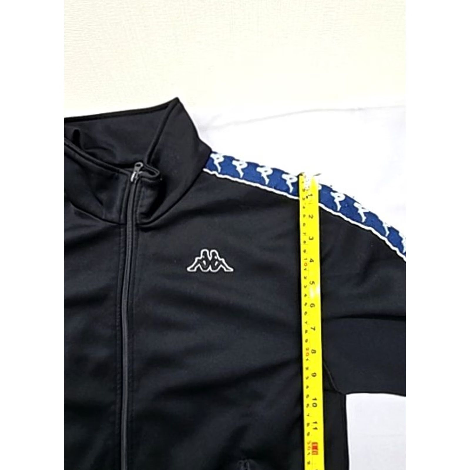 Kappa Kappa Mens Black Stripe Track Jacket M Polyester Zipper Med Size US M / EU 48-50 / 2 - 6 Thumbnail