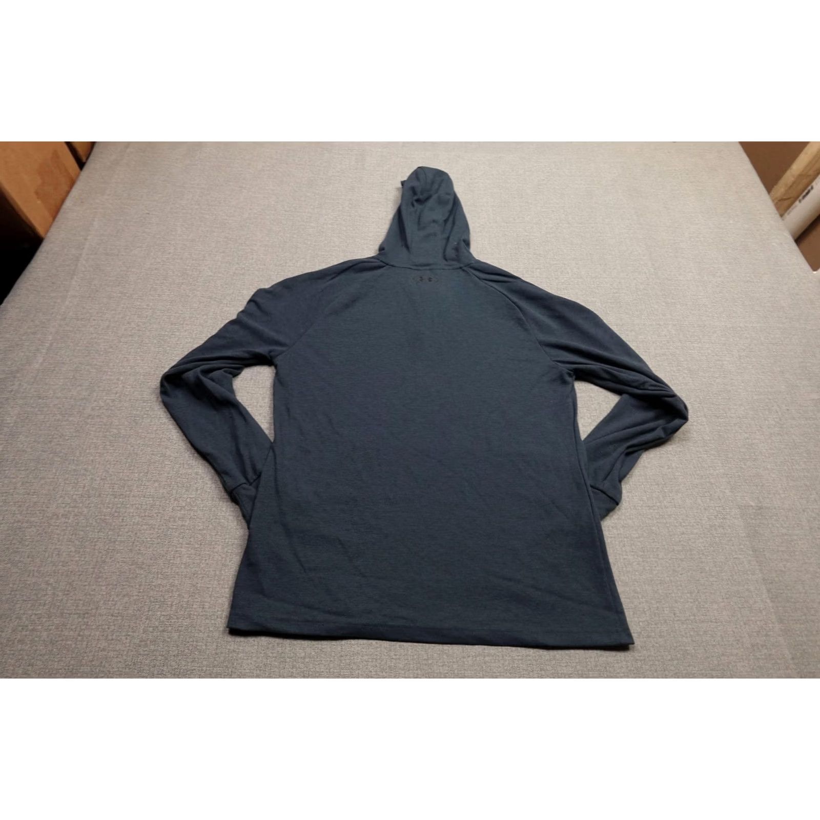 Under Armour Under Armour Hoodie Mens M Blue Henley Thermal Kangaroo Pocket ColdGear Size US M / EU 48-50 / 2 - 4 Thumbnail