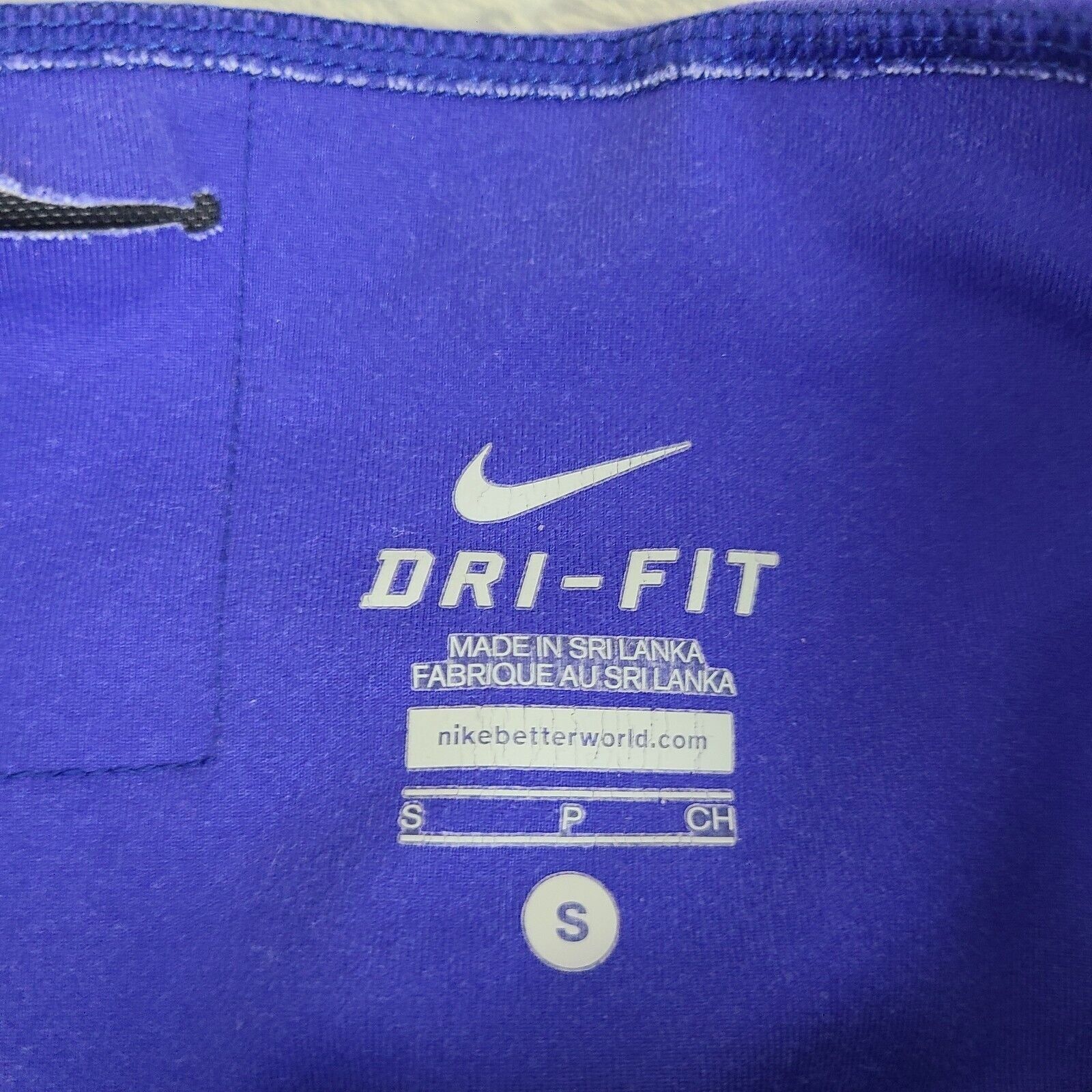 Nike Nike Activewear Leggings Women S Small Blue Geometric Capri Size 28" / US 6 / IT 42 - 5 Thumbnail