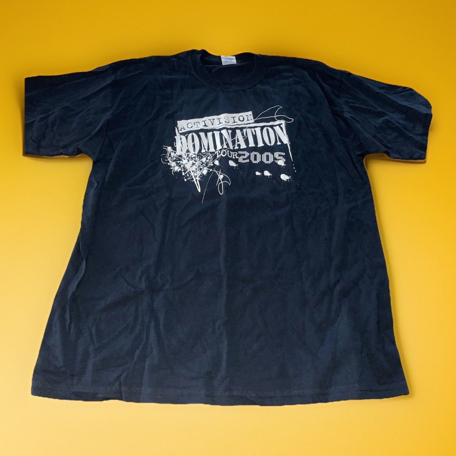 Gildan Vintage Activision Domination Tour 2005 XL Promo Shirt NEW Size US XL / EU 56 / 4 - 1 Thumbnail