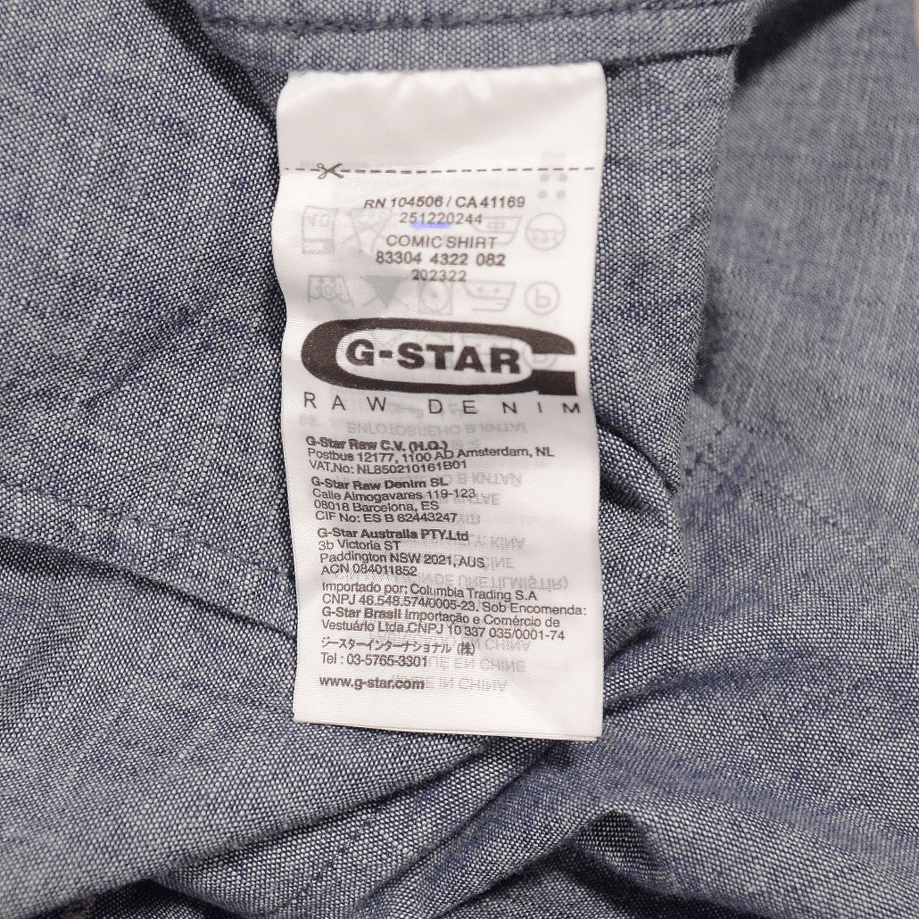 G-Star G-star Raw Comic Denim Shirt Overshirt Size M Blue Size US M / EU 48-50 / 2 - 11 Thumbnail