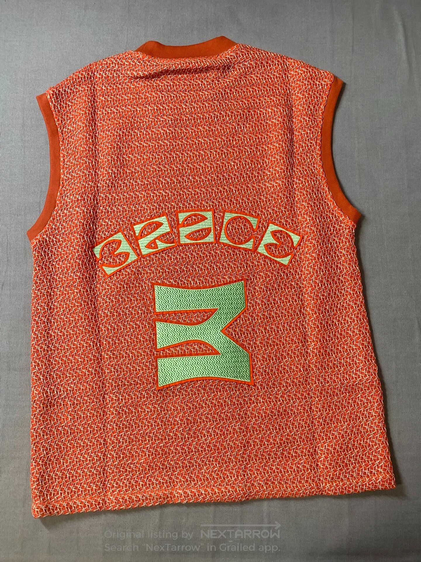 Namesake Size M Black-And-White Embroidered Vest| in Orange, Men's — image 2 of 6