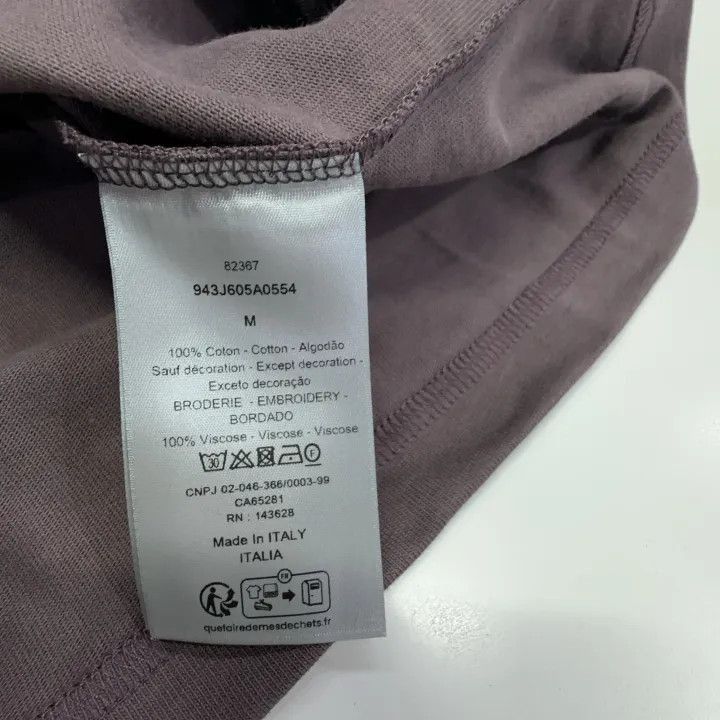 Dior Dior Dior SS23 Brown Logo Embroidered T-Shirt 0079-2507 Size US M / EU 48-50 / 2 - 7 Thumbnail
