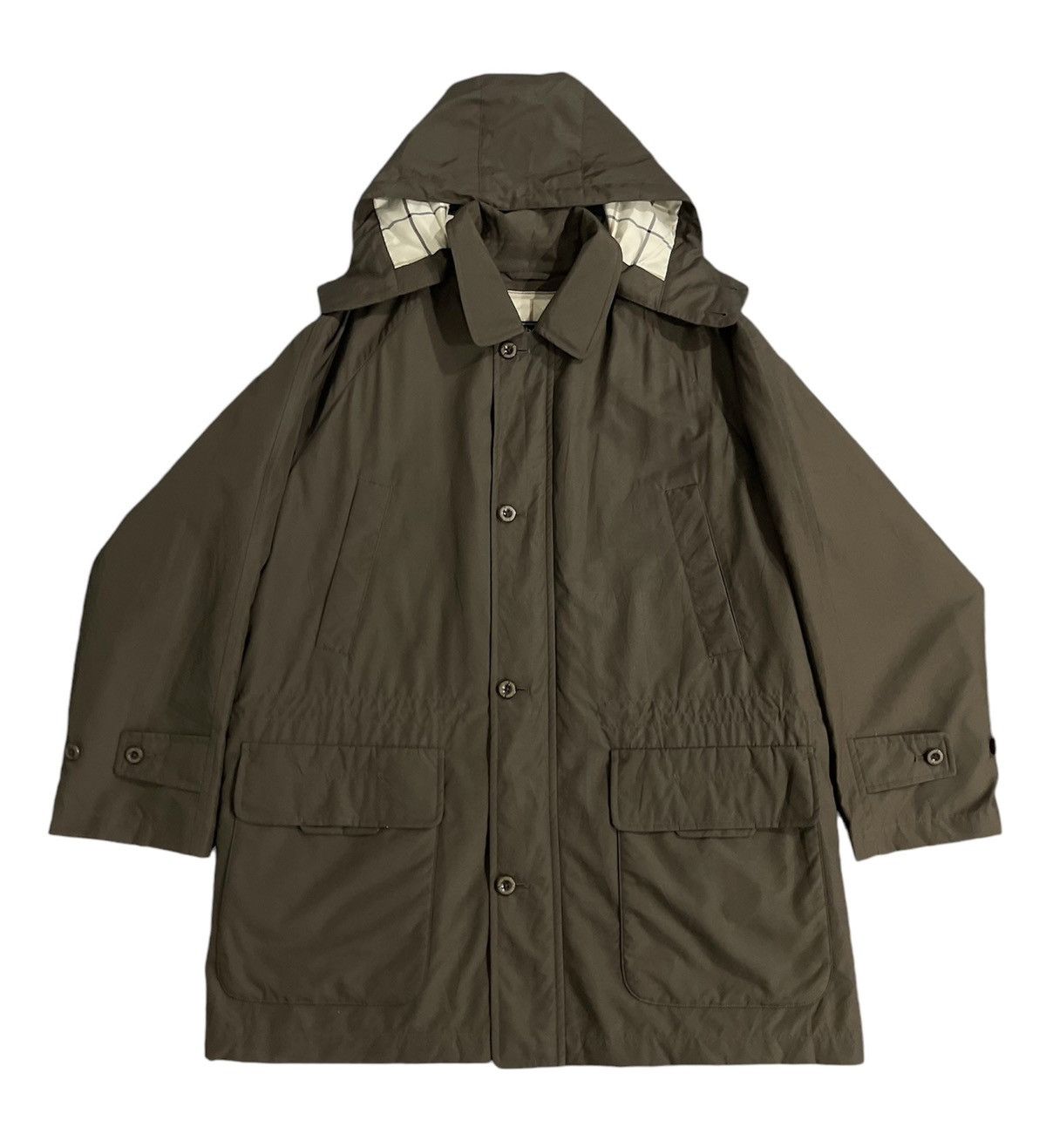Burberry Vintage Burberrys Hoodie Long Jacket Size US XL / EU 56 / 4 - 2 Thumbnail