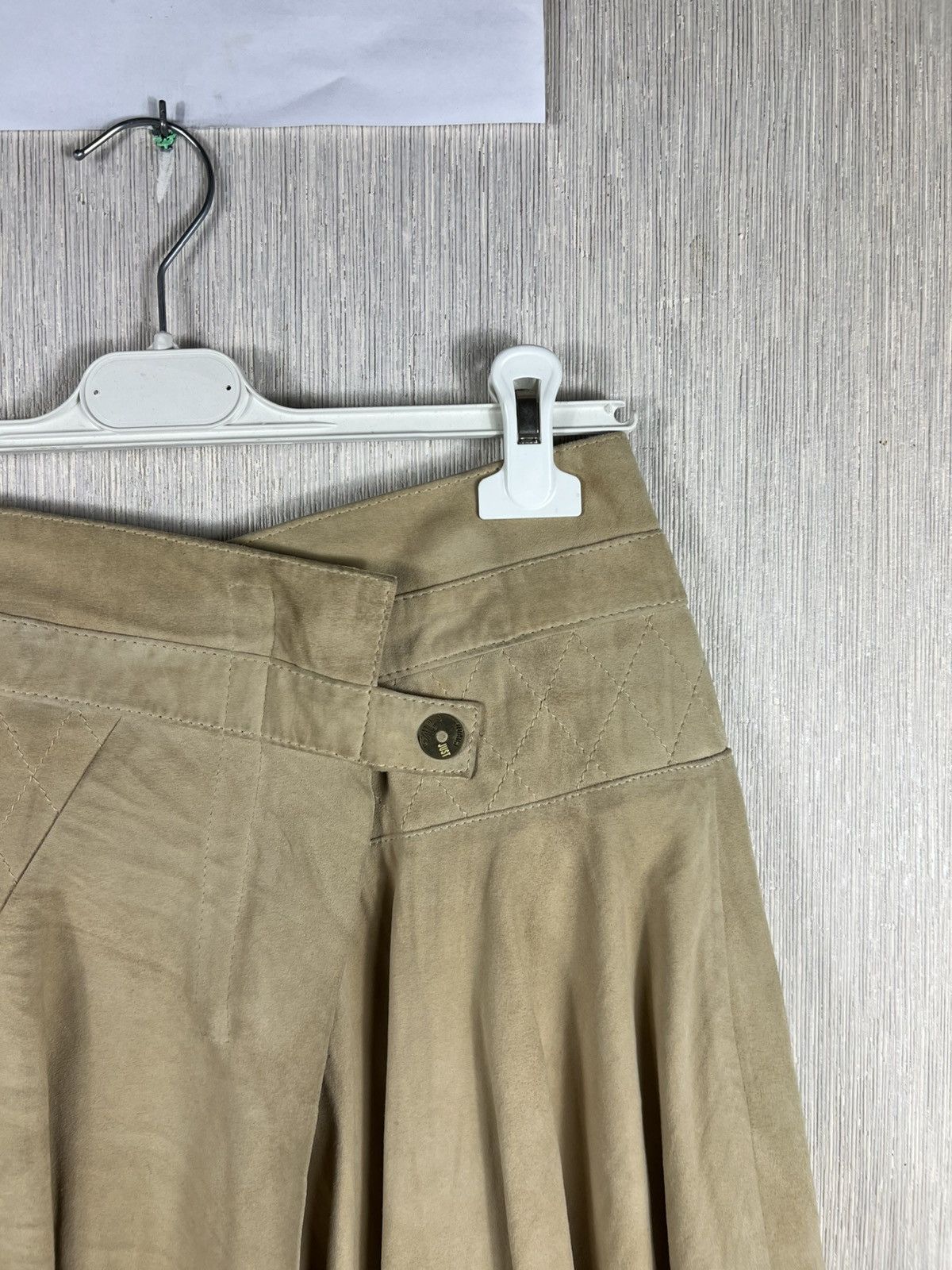 Roberto Cavalli Vintage 90s Roberto Just Cavalli y2k leather mini skirt Size 28" / US 6 / IT 42 - 3 Thumbnail