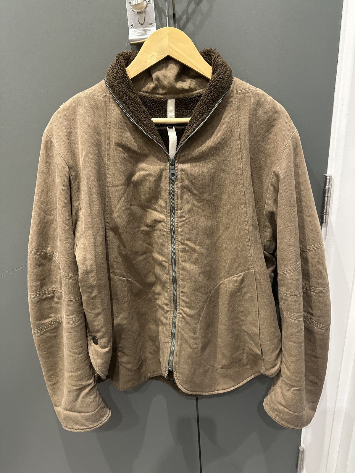 image of Griffin Herringbone Jacket in Brown, Men's (Size Medium)