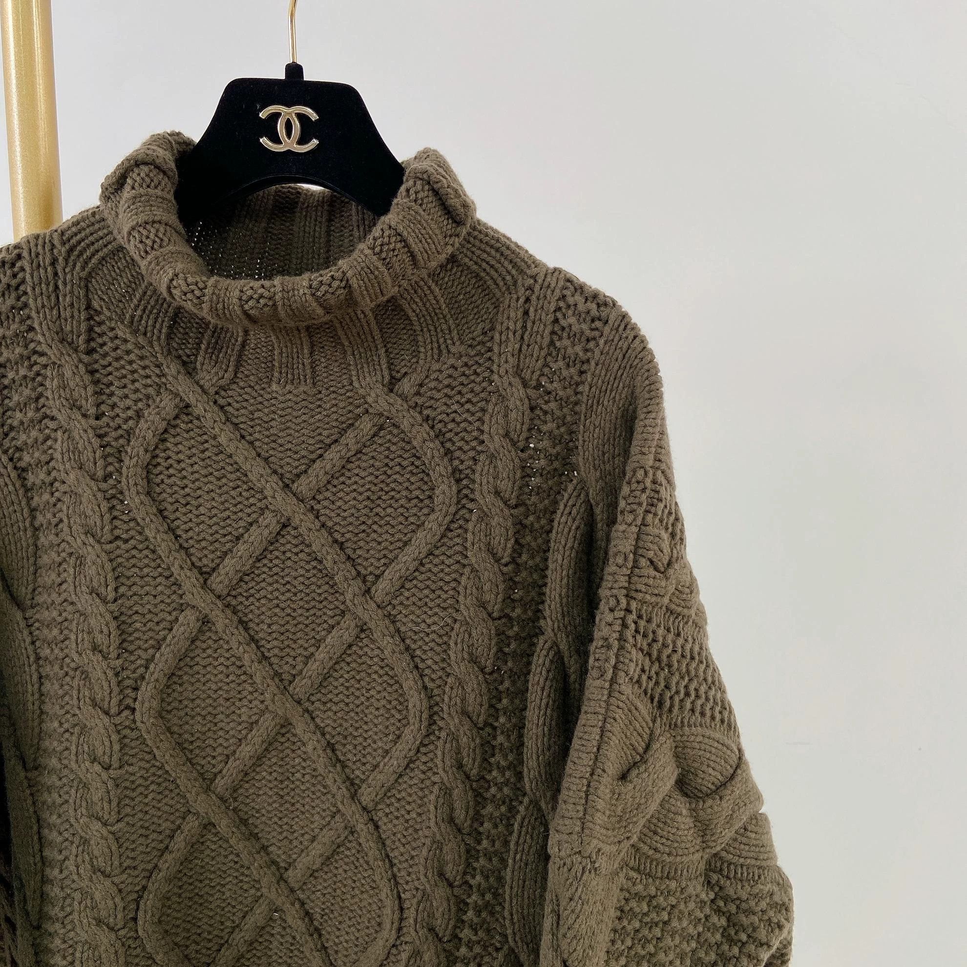 Max Mara Maxmara Argyle Knit Pullover XS with Tags Size XS / US 0-2 / IT 36-38 - 4 Thumbnail