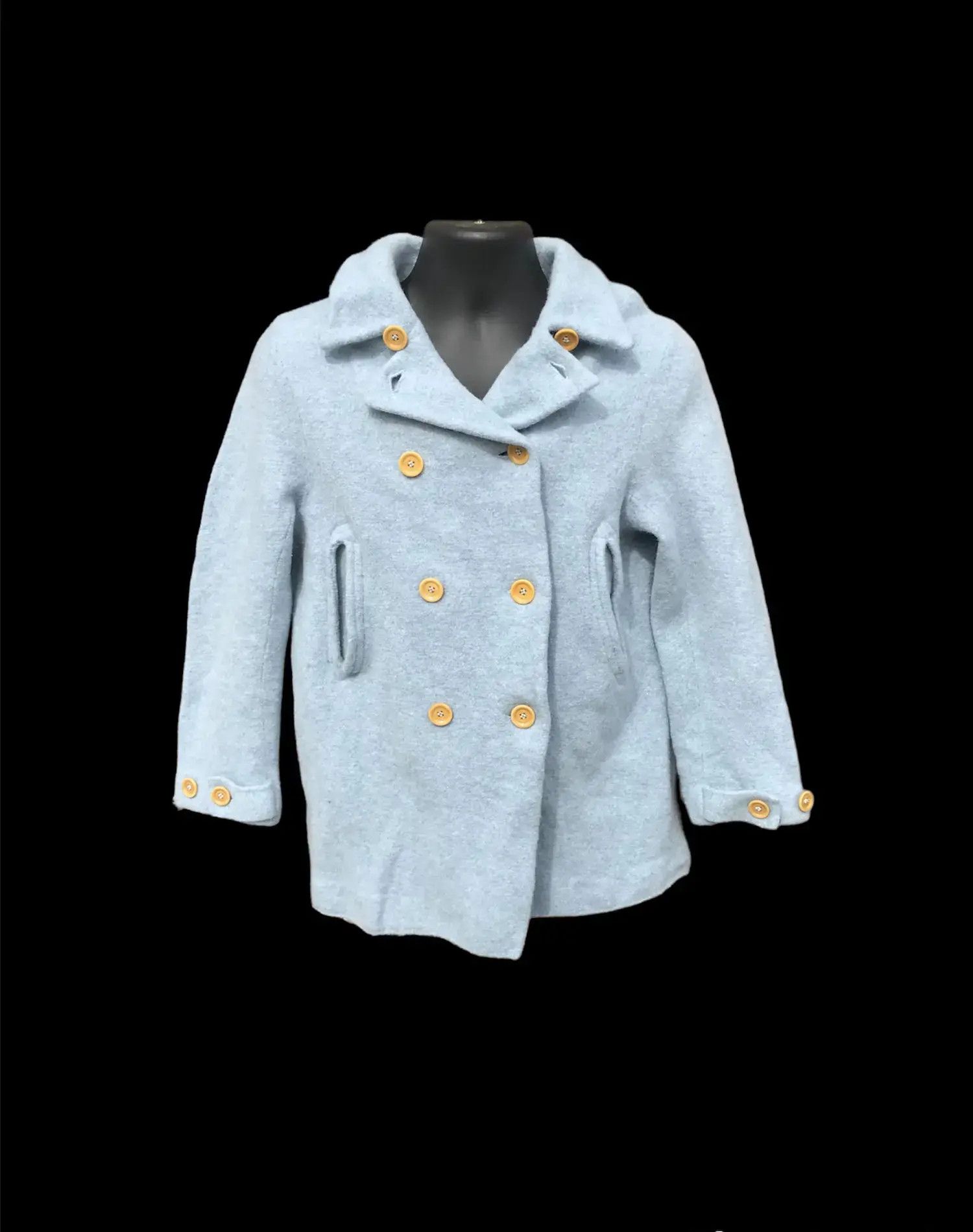 Japanese Brand 45R Japan Wool US Navy Peacoat Jacket Size US M / EU 48-50 / 2 - 1 Thumbnail