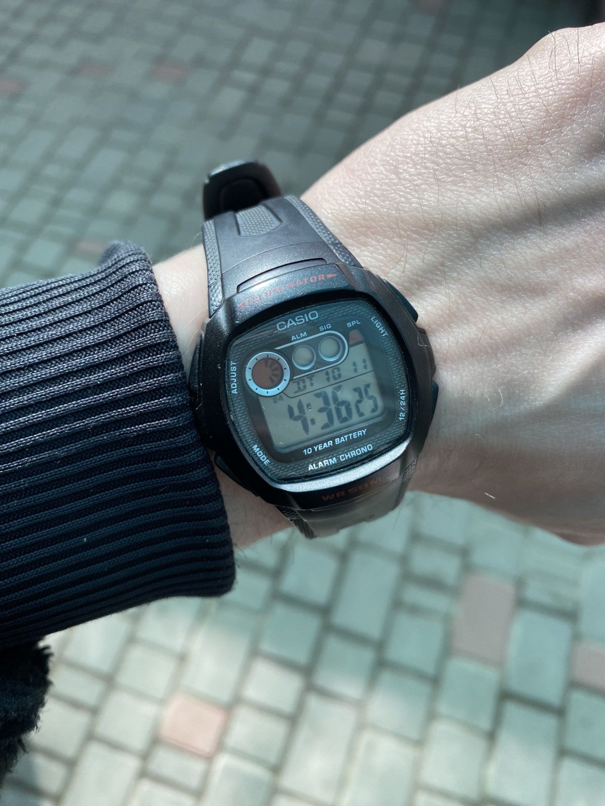 Casio Casio W-210 vintage digital sport watch 10 year battery y2k Size ONE SIZE - 8 Thumbnail
