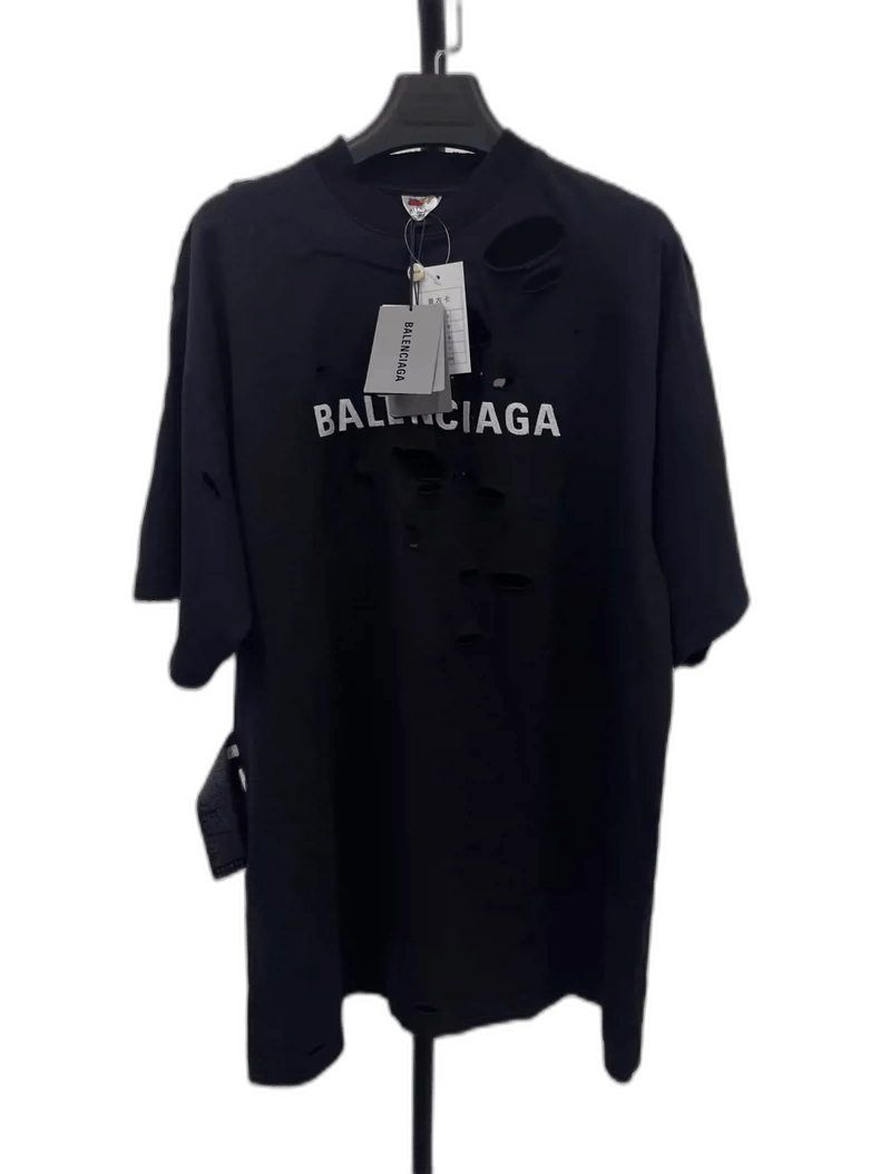 Balenciaga Balenciaga SS24 Letter Print Short Sleeve T-Shirt-yf Size US S / EU 44-46 / 1 - 1 Thumbnail