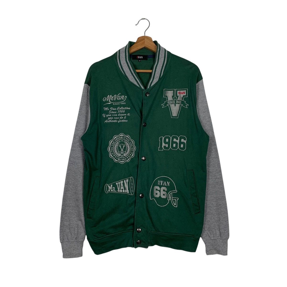 Japanese Brand Japanese Brand Mr Van Varsity Jacket Size US M / EU 48-50 / 2 - 1 Thumbnail