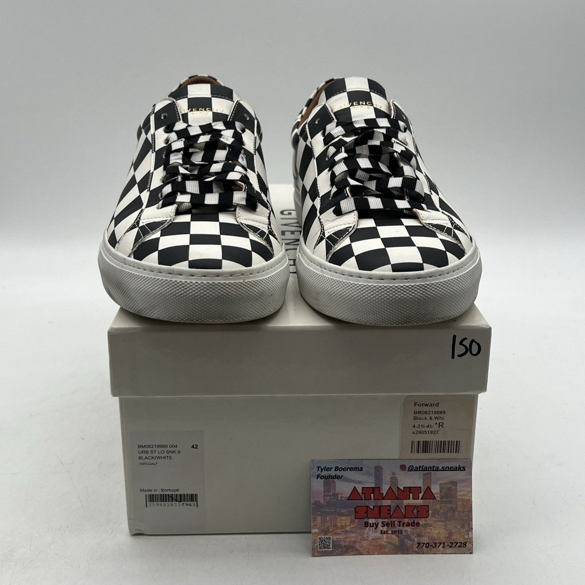 Givenchy Givenchy Men Shoes Sneakers Black Whit Size US 10 / EU 43 - 2 Thumbnail