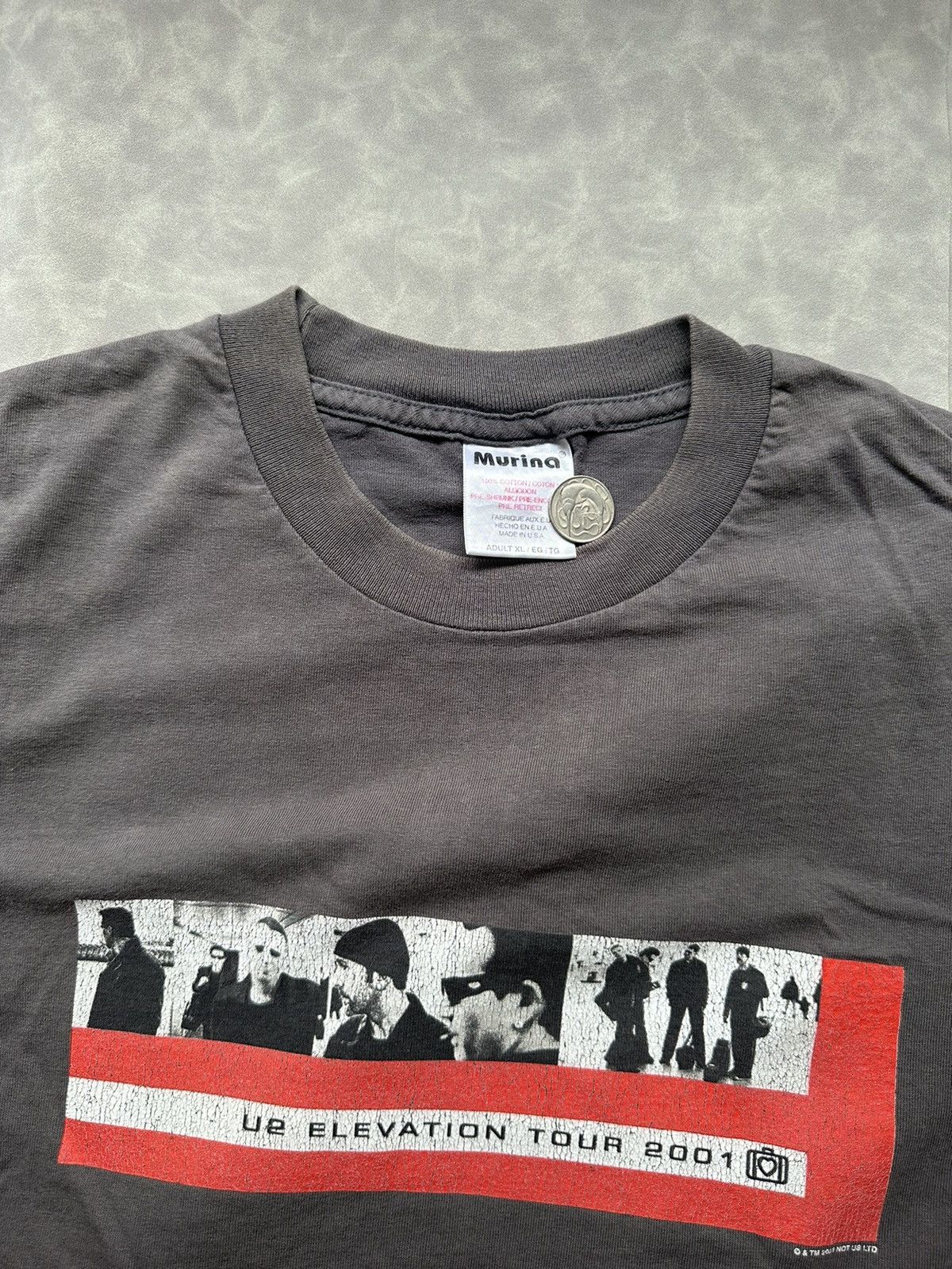 Band Tees × Vintage Vintage 2001 US Elevation Tour tee w/ back hit Size US XL / EU 56 / 4 - 6 Thumbnail