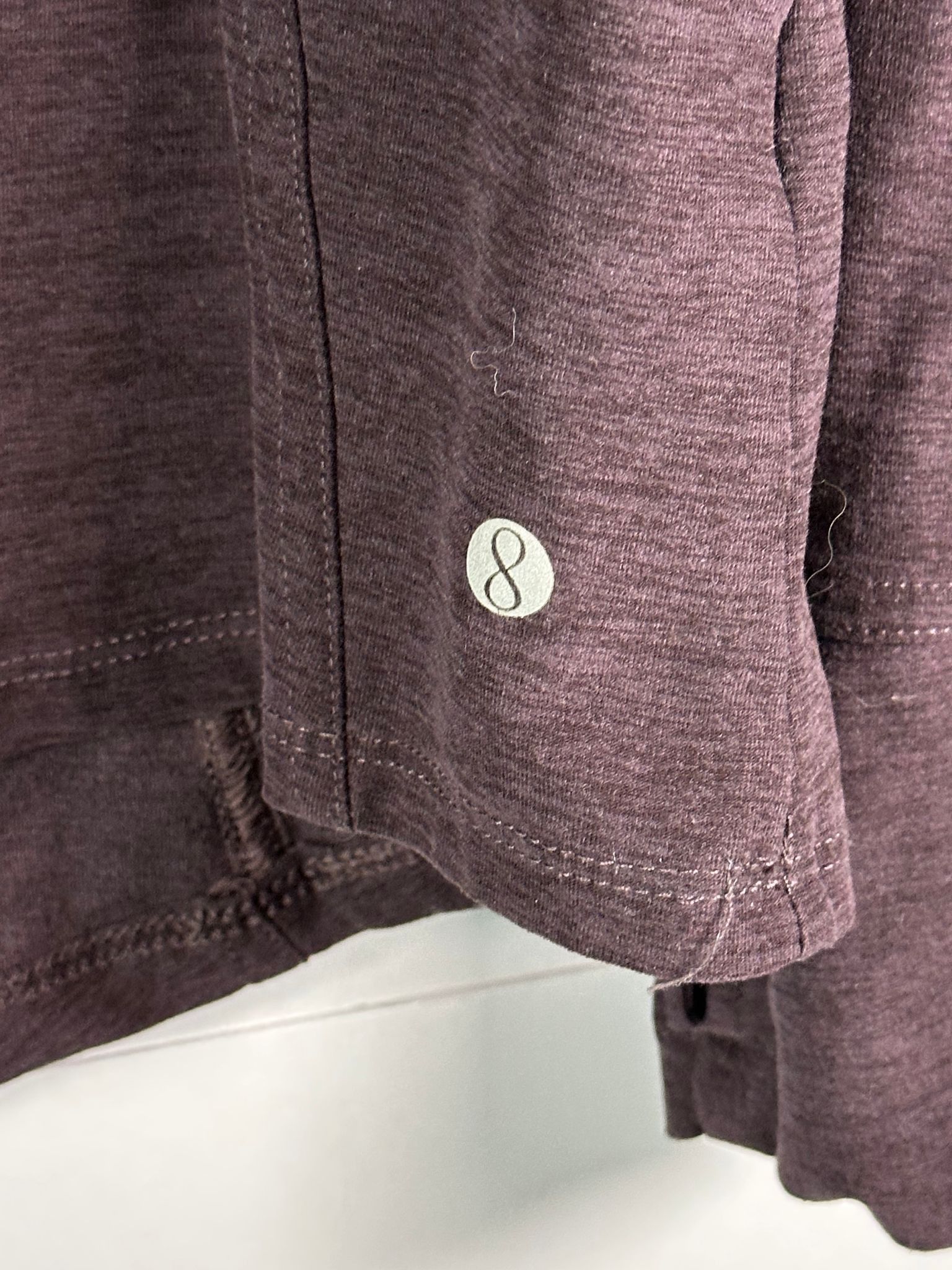 Other Layer8 Pullover Womens L Purple Quarter Zip Activewear Long Size L / US 10 / IT 46 - 2 Thumbnail