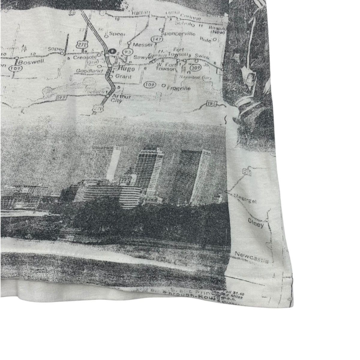 Vintage Vintage 90s OKLAHAMA Full print map vintage tee Size US XXL / EU 58 / 5 - 7 Thumbnail