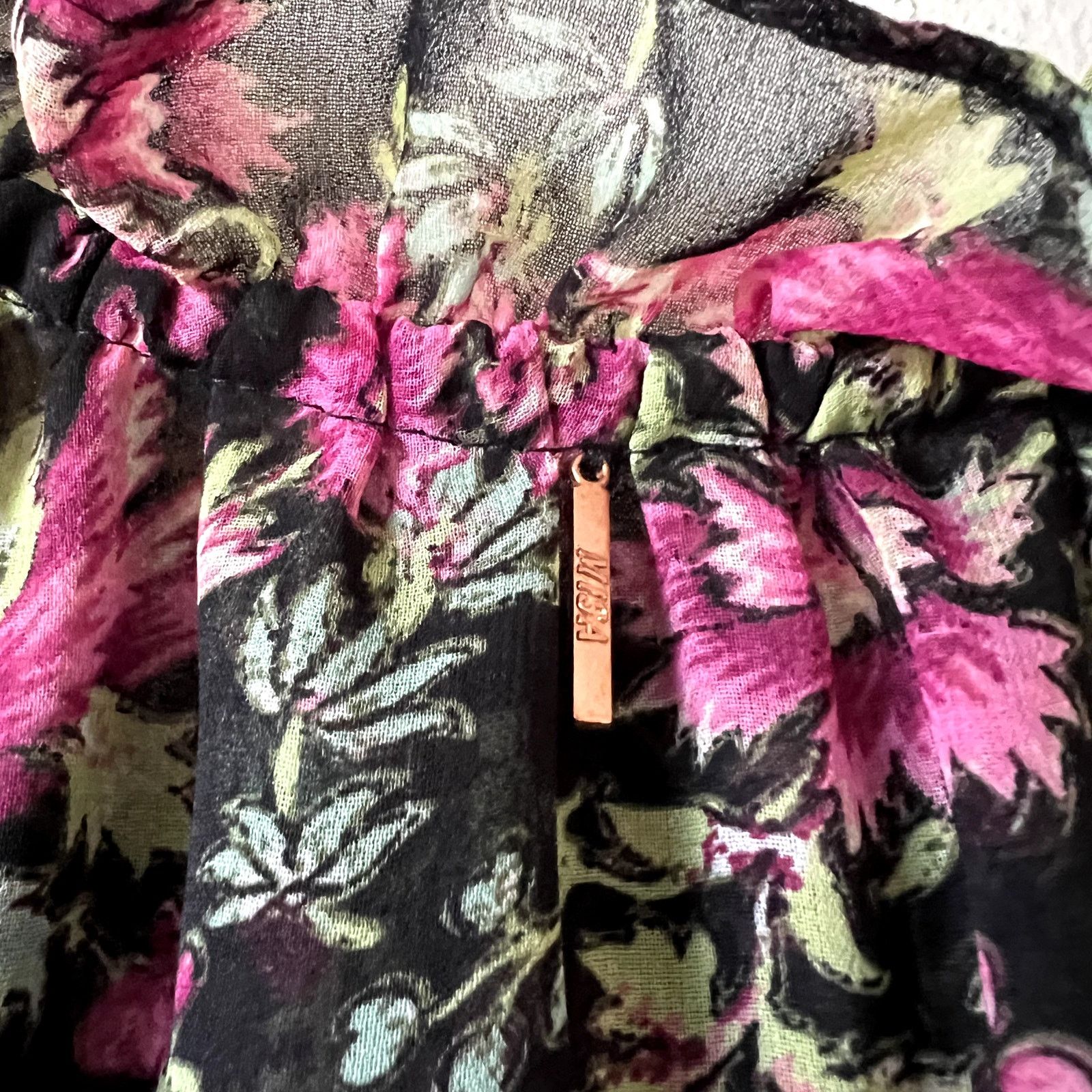 MISA Los Angeles Misa Los Angeles Celina Floral Mini Dress Chiffon size M J3 Size M / US 6-8 / IT 42-44 - 6 Thumbnail